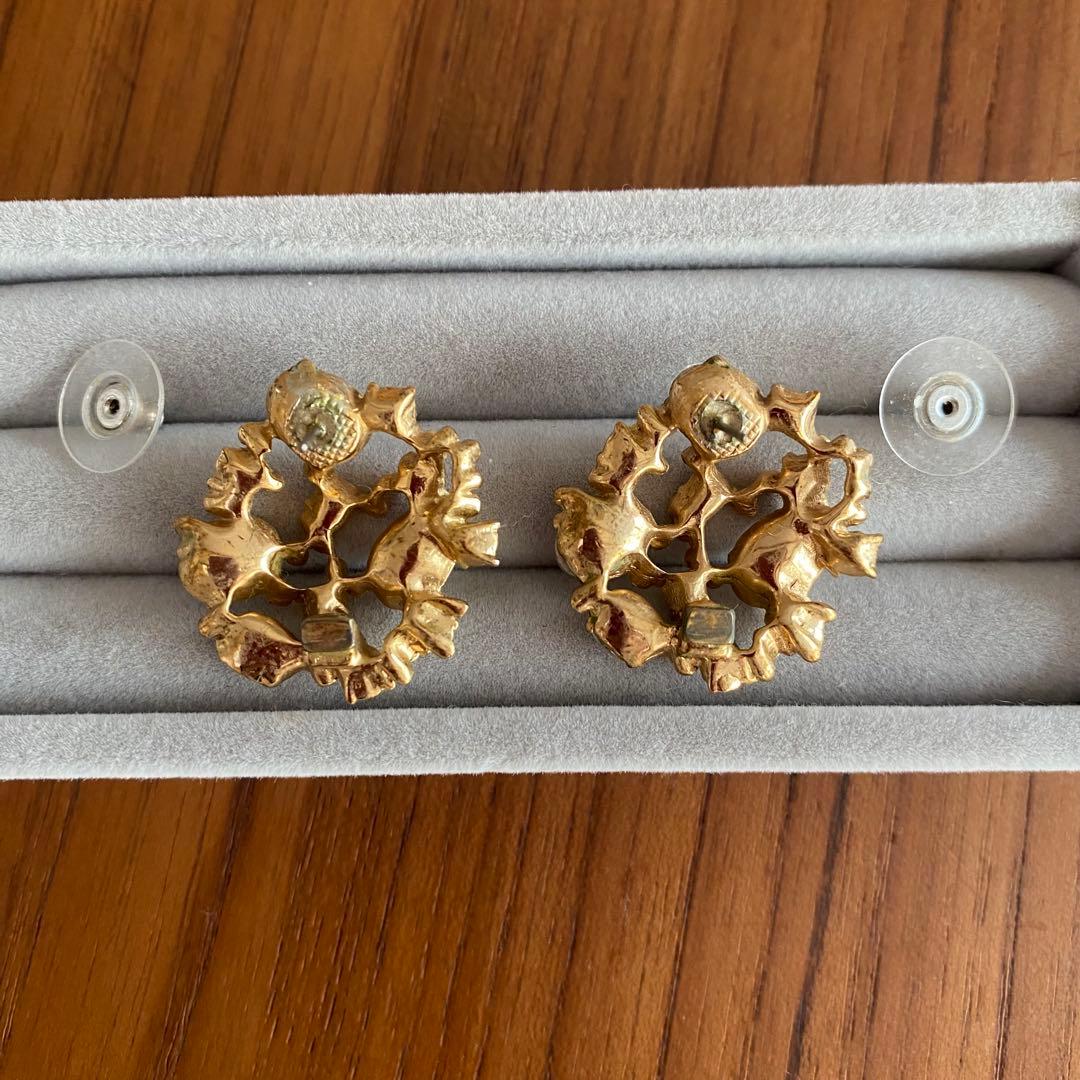 Grosse グロッセ Crystal Harmony ピアス ゴールド