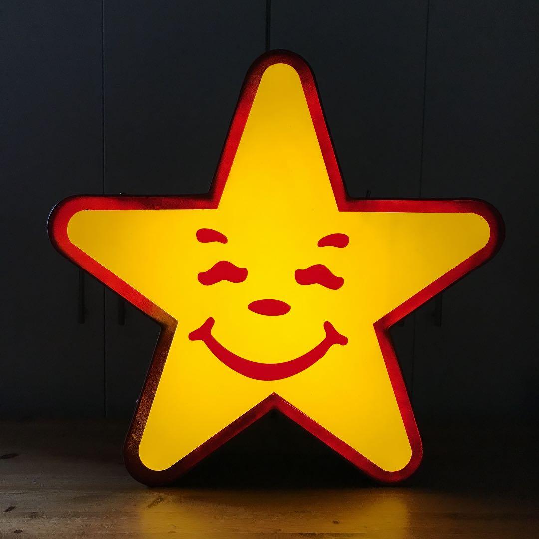 ビンテージ カールスジュニア Carl's Jr ライトアップサイン 看板