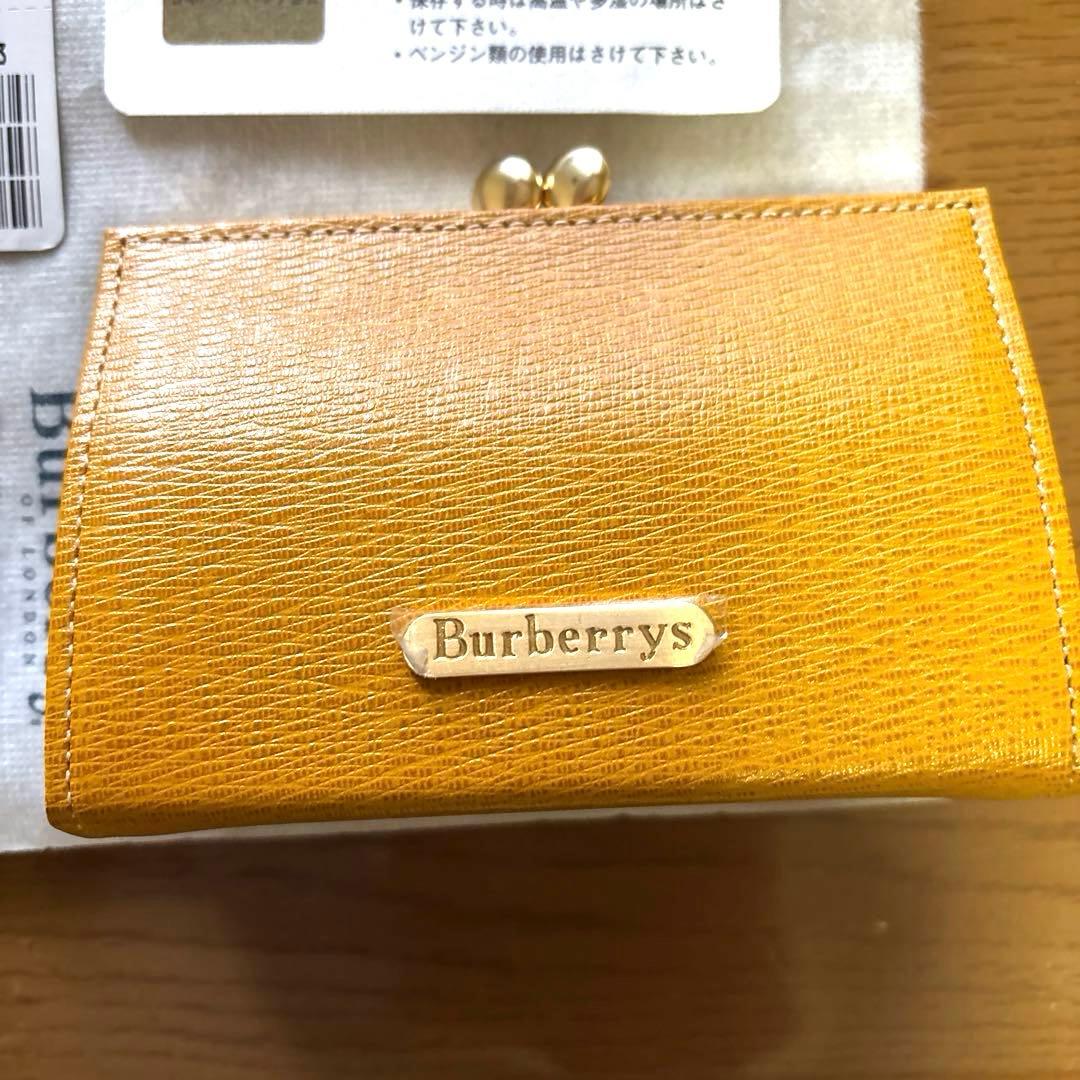 新品Burberry's 革イエローケース BXL21-865-43