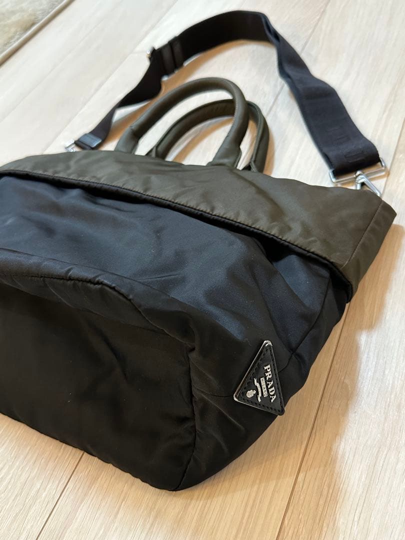 【美品】PRADA リバーシブル 2WAYバッグ