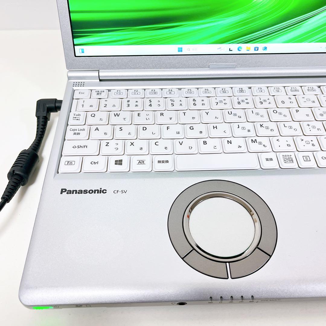 Panasonic レッツノート SV8 win11 高速SSD DVDマルチ Let's note SV