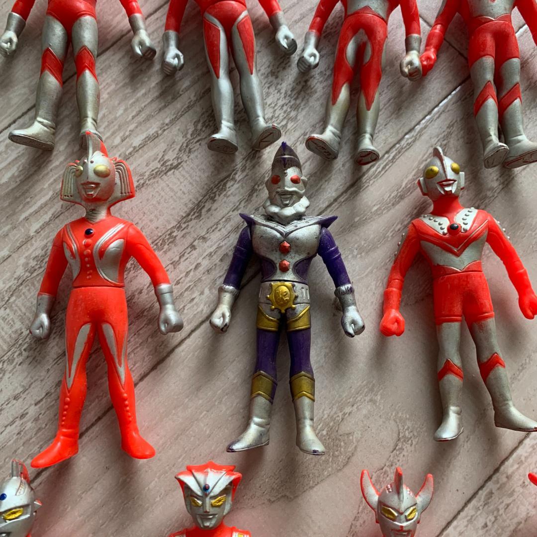 当時物 ソフビ人形 ウルトラ戦士11体セット ウルトラマン 円谷プロ