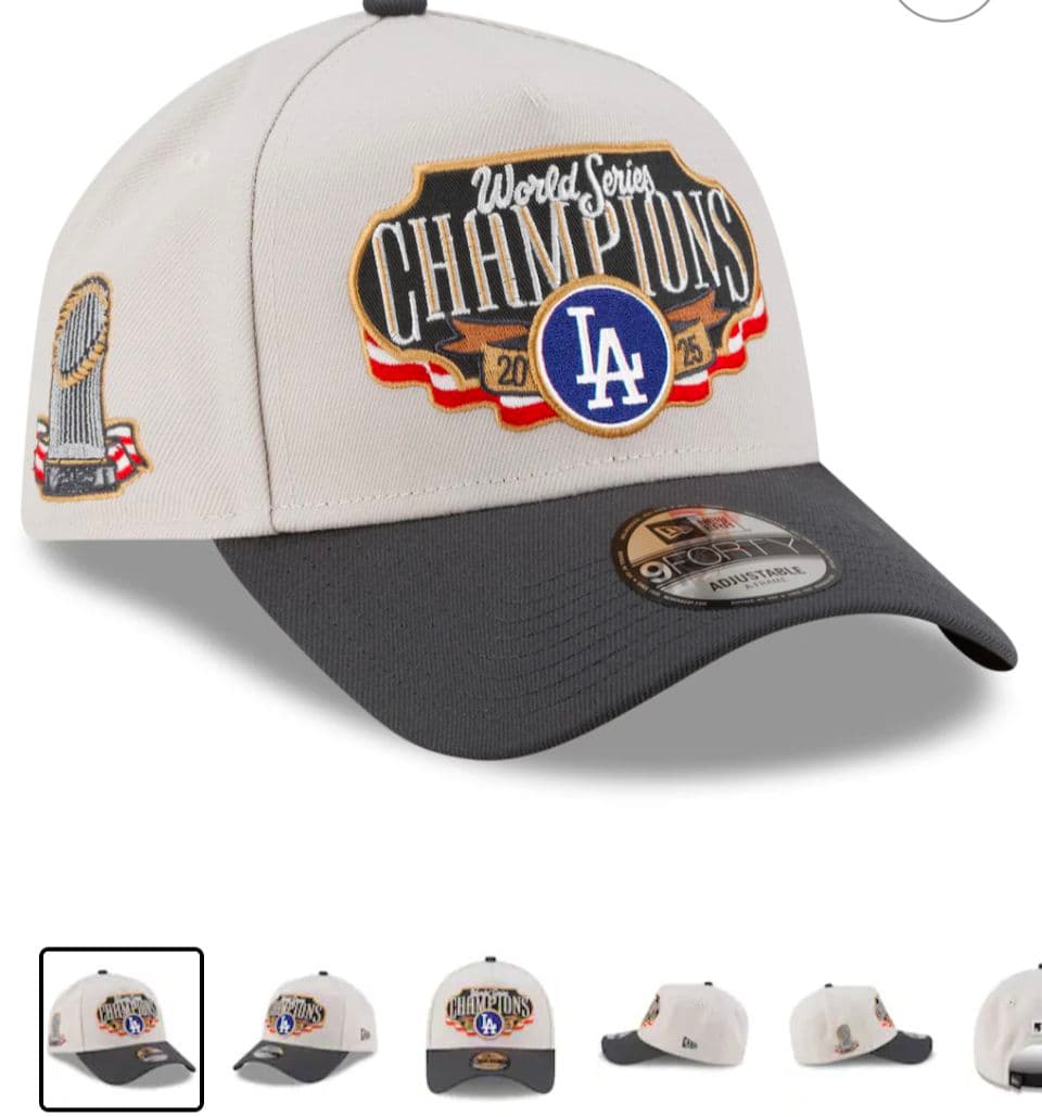 LAドジャース 2025年ワールドシリーズチャンピオンズキャップ - メルカリ
