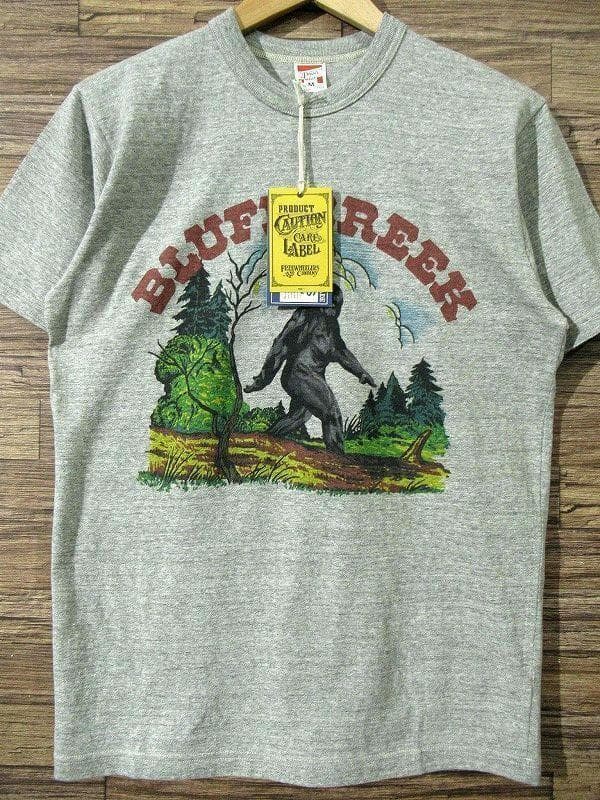 新品 フリーホイーラーズ 半袖 ビッグフット 染み込みプリント Tシャツ