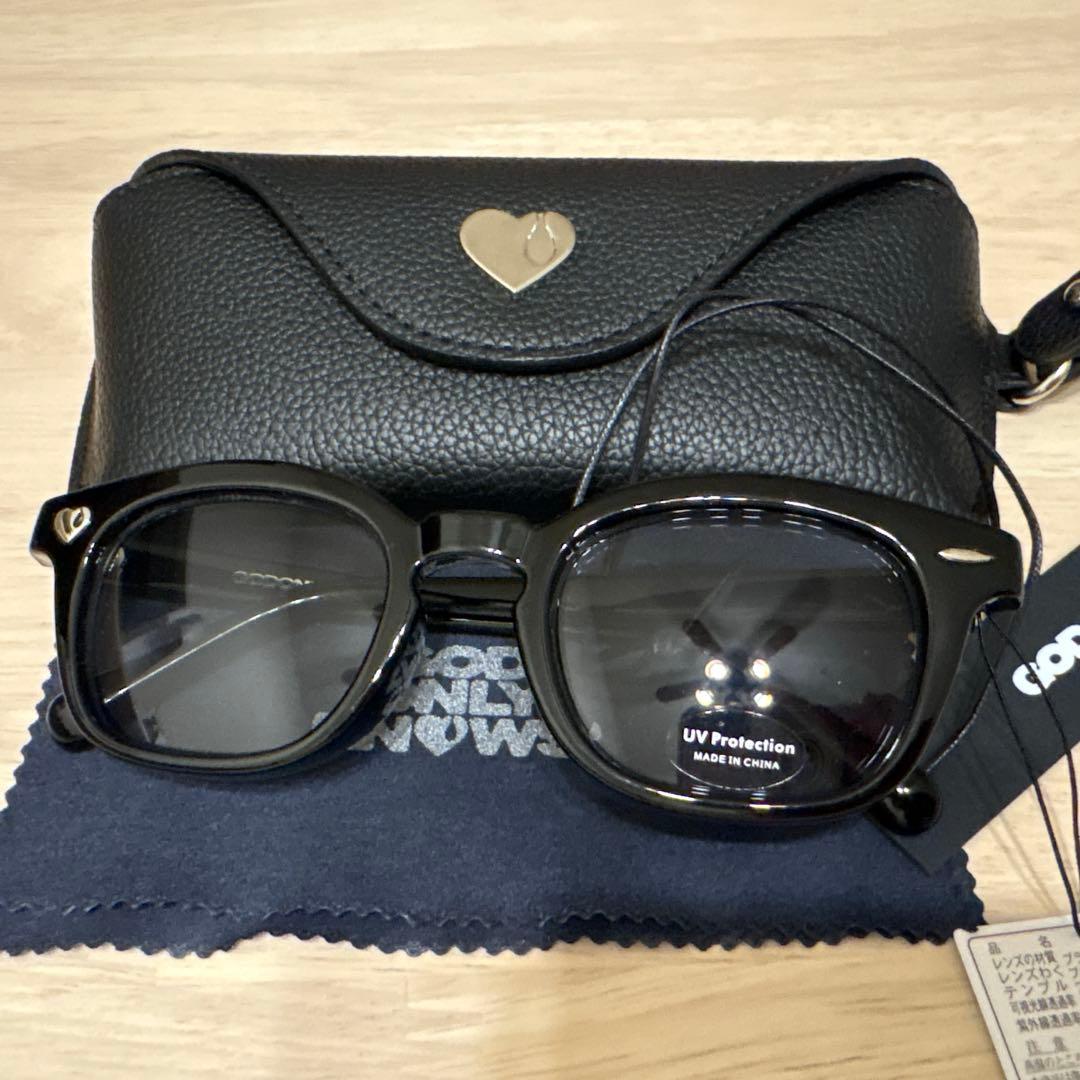 レア☆godonlyknows☆ハートロゴサングラス☆黒☆岩田剛典☆GOK☆の