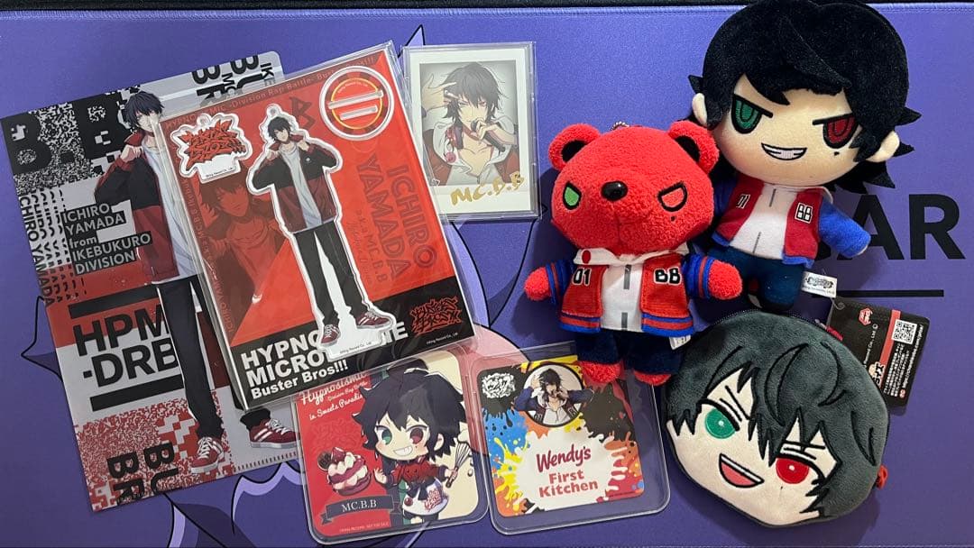 山田一郎　グッズまとめ売り　缶バッジ　アクスタ　コースター　ぬい