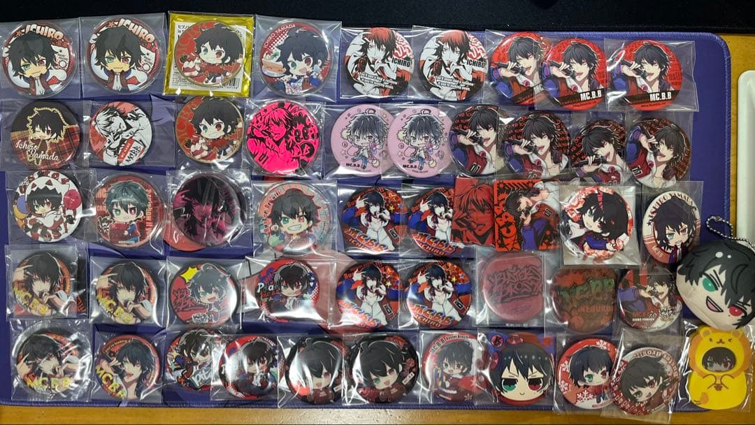 山田一郎　グッズまとめ売り　缶バッジ　アクスタ　コースター　ぬい