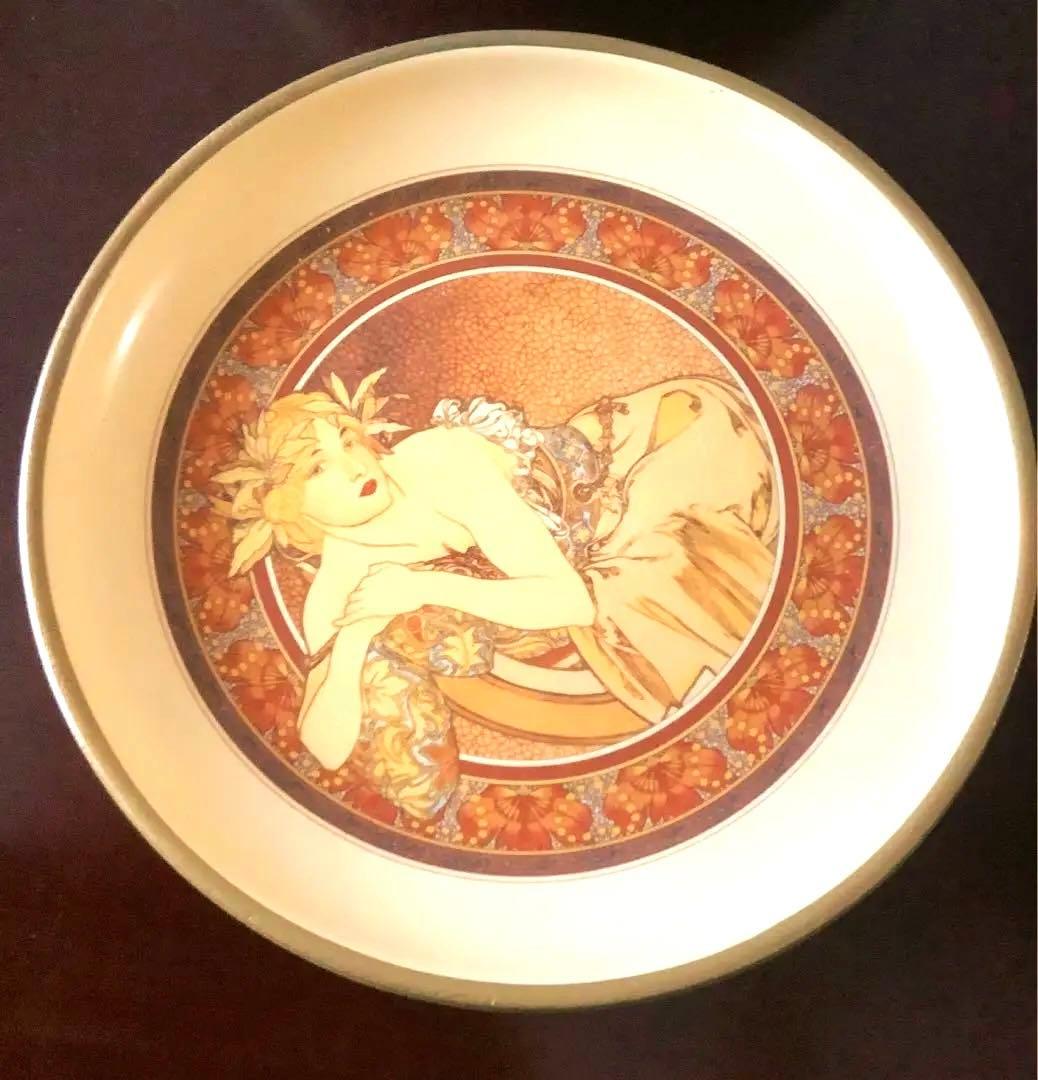 アルフォンス・ミュシャ プレート4枚セット