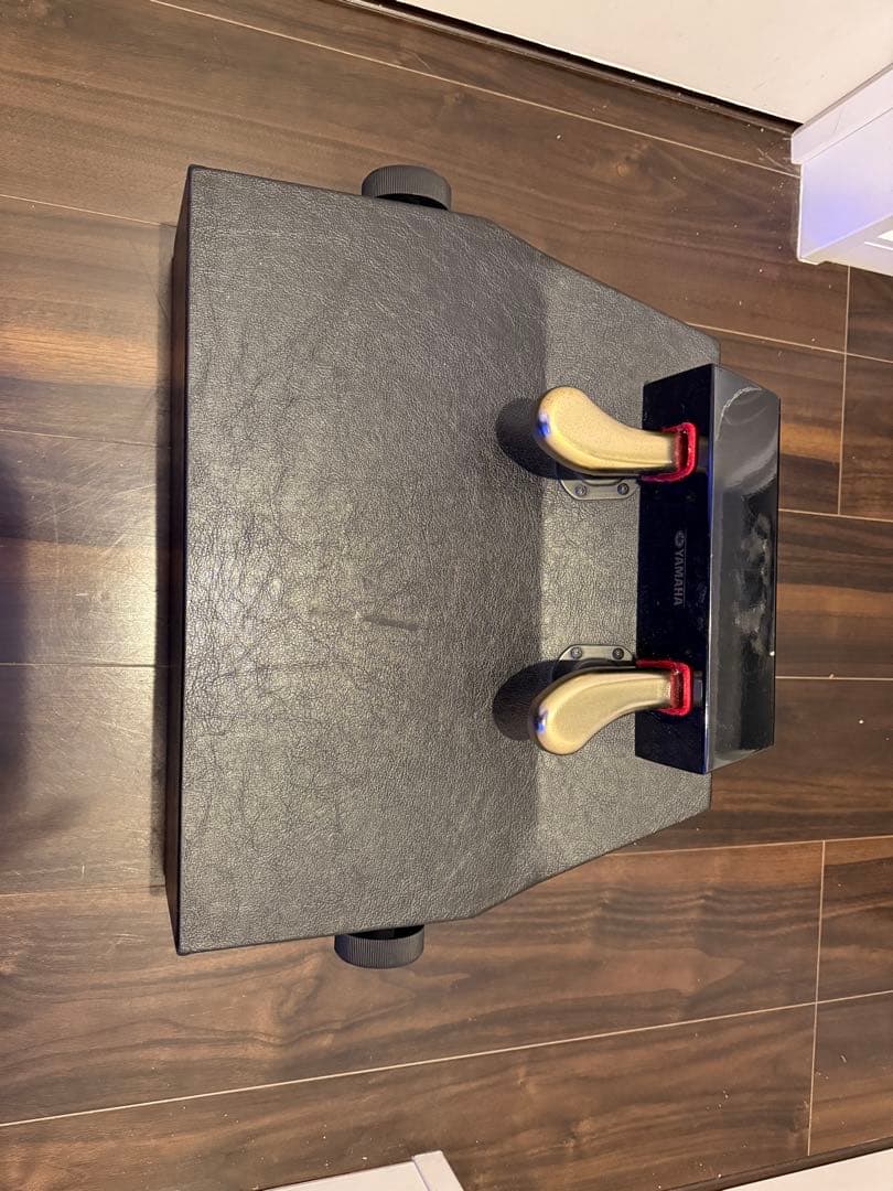 Yamaha ダブルペダル 黒 HP-705の足台・補助ペダル