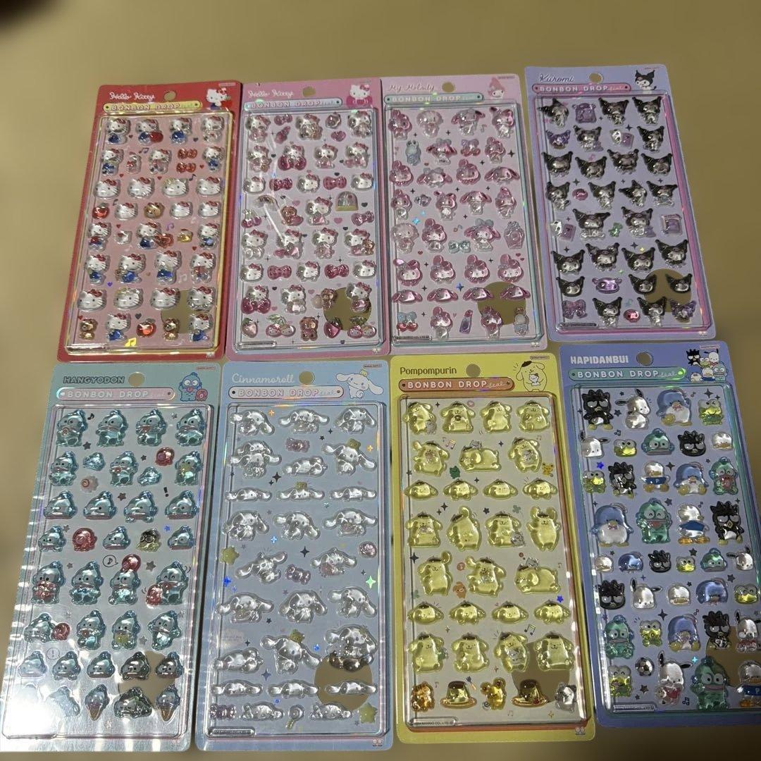 サンリオ ボンボンドロップシール8点セット