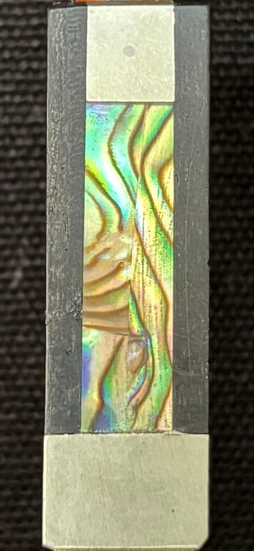 木製バイオリン弓 アバロンインレイ付き