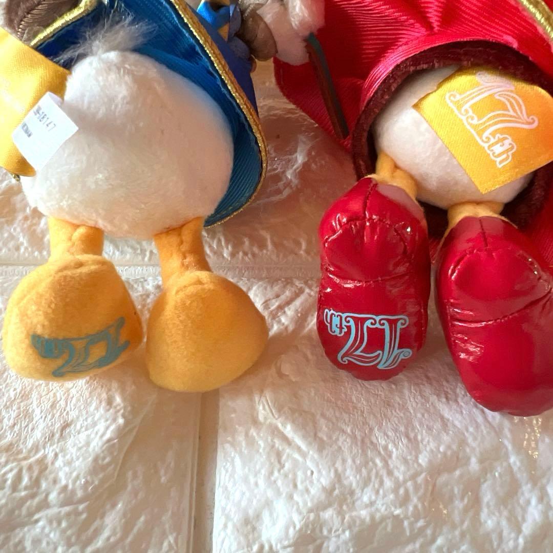 ディズニーシー17周年 ドナルドダック デイジーダックぬいぐるみバッジ