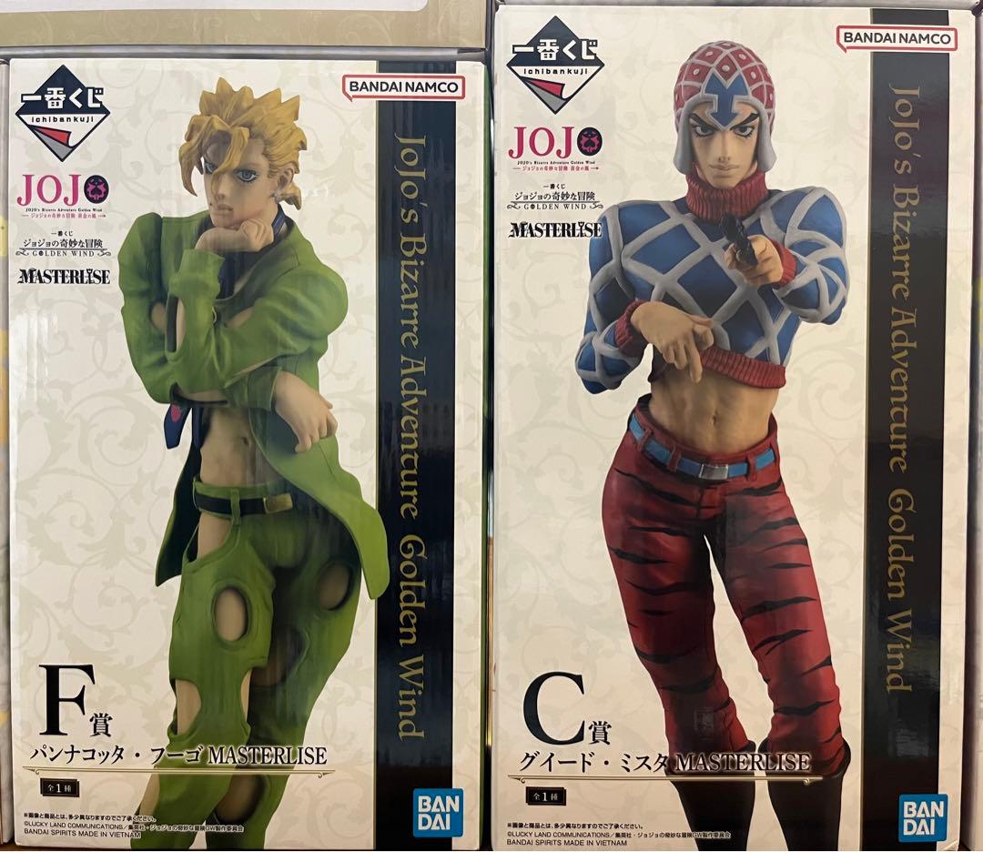 C F賞 ジョジョの奇妙な冒険 一番くじ GOLDEN WIND ミスタ フーゴ