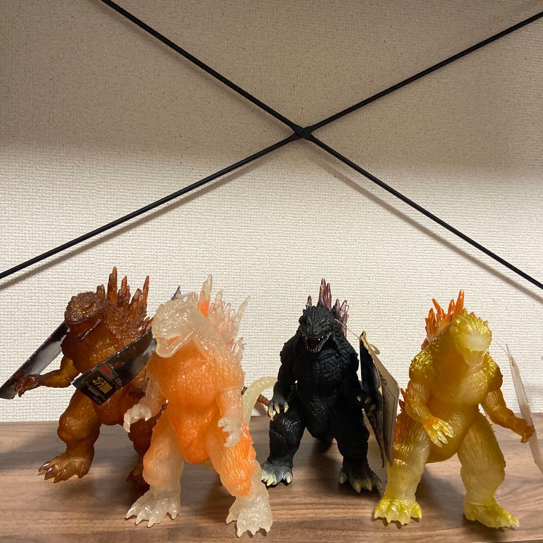 ゴジラ2000 ソフビ 【4個セット】