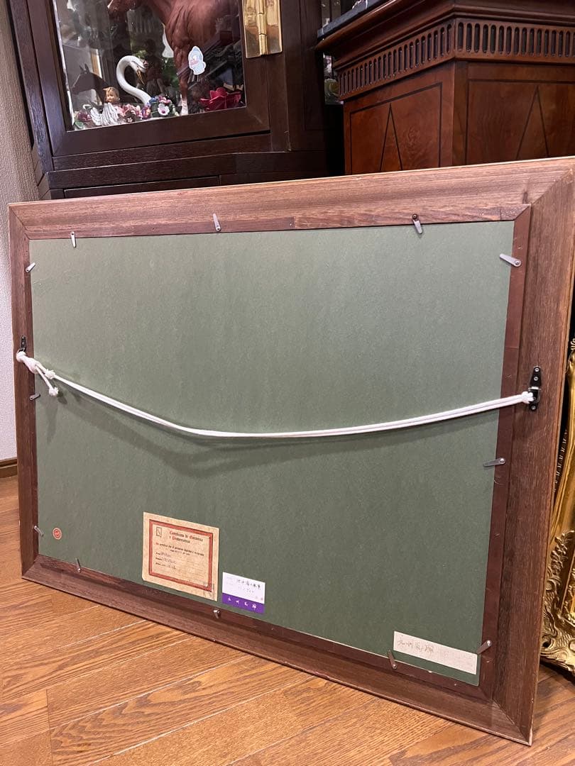 地中海　油絵　風景　開放感あり　外国作者