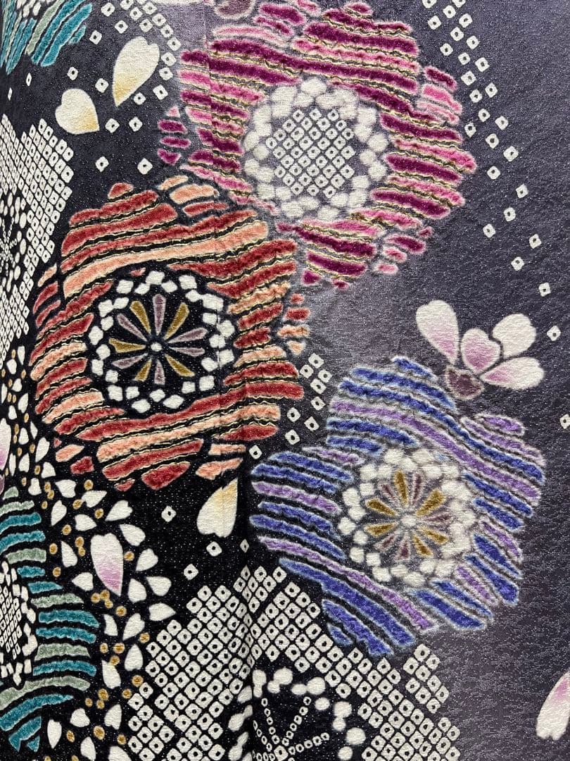 振り袖 フルセット 別誂長襦袢 成人式 金彩加工 銀通し ますいわ屋扱い