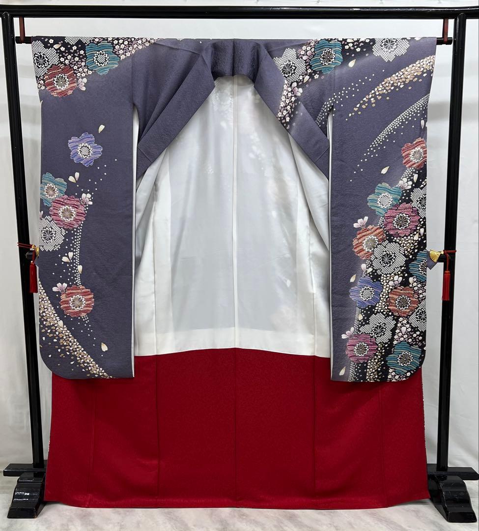 振り袖 フルセット 別誂長襦袢 成人式 金彩加工 銀通し ますいわ屋扱い