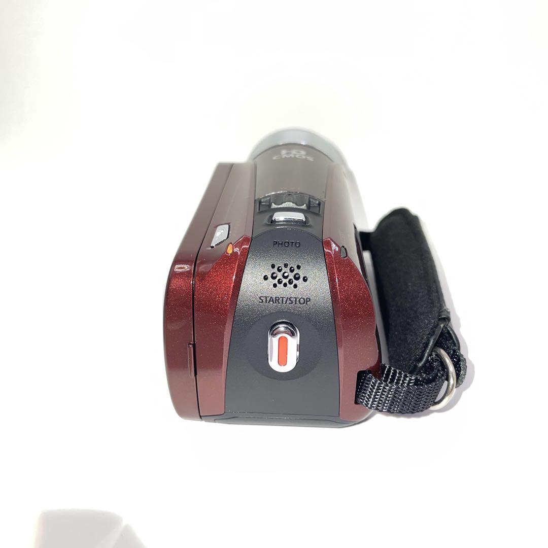 【動作品】Canon iVIS HF R21 カメラケース付 ビデオカメラ 赤