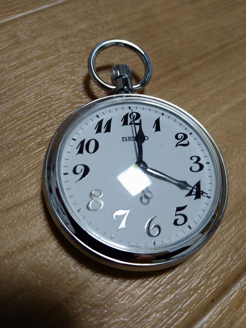 [稼動品] SEIKO 鉄道懐中時計(7C11-0010) アナログ式