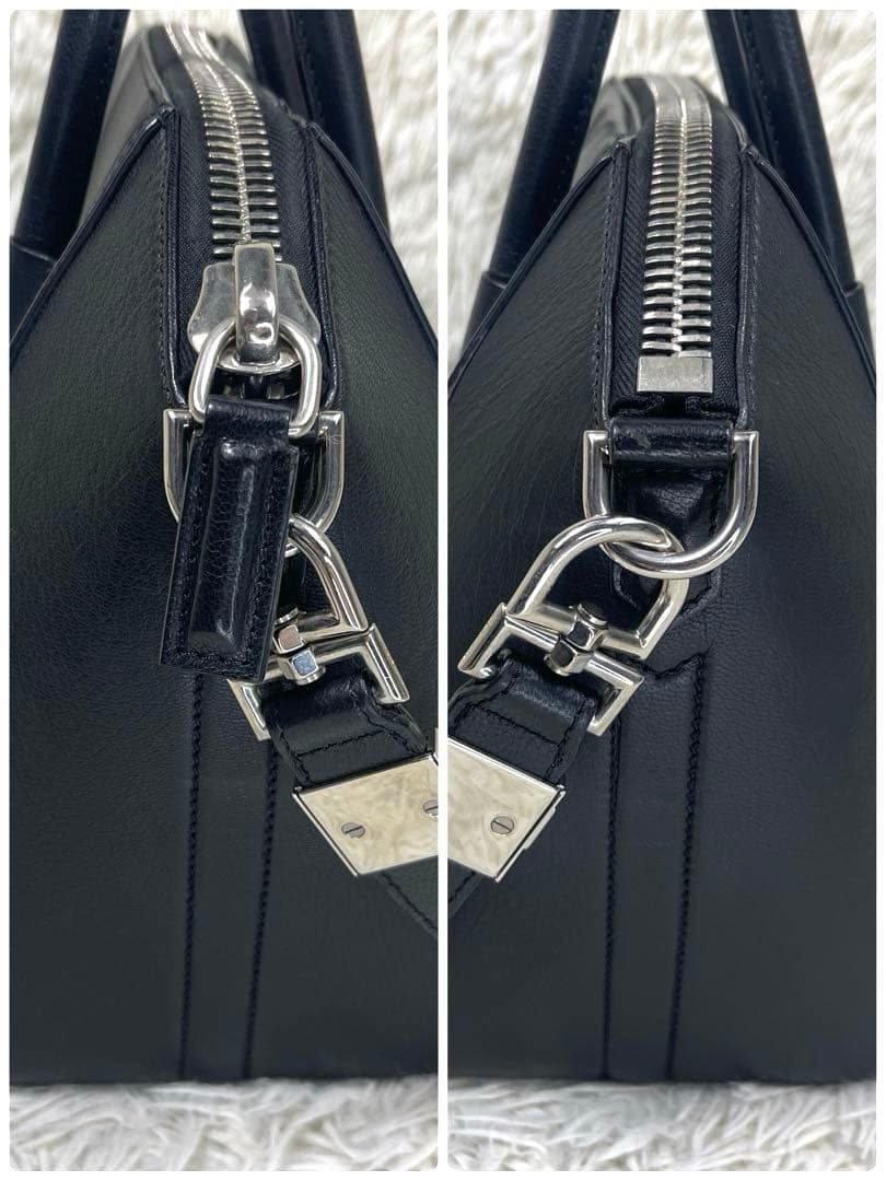美品‼️GIVENCHY ハンドバッグ　アンティゴナ　2way ロゴ金具　レザー