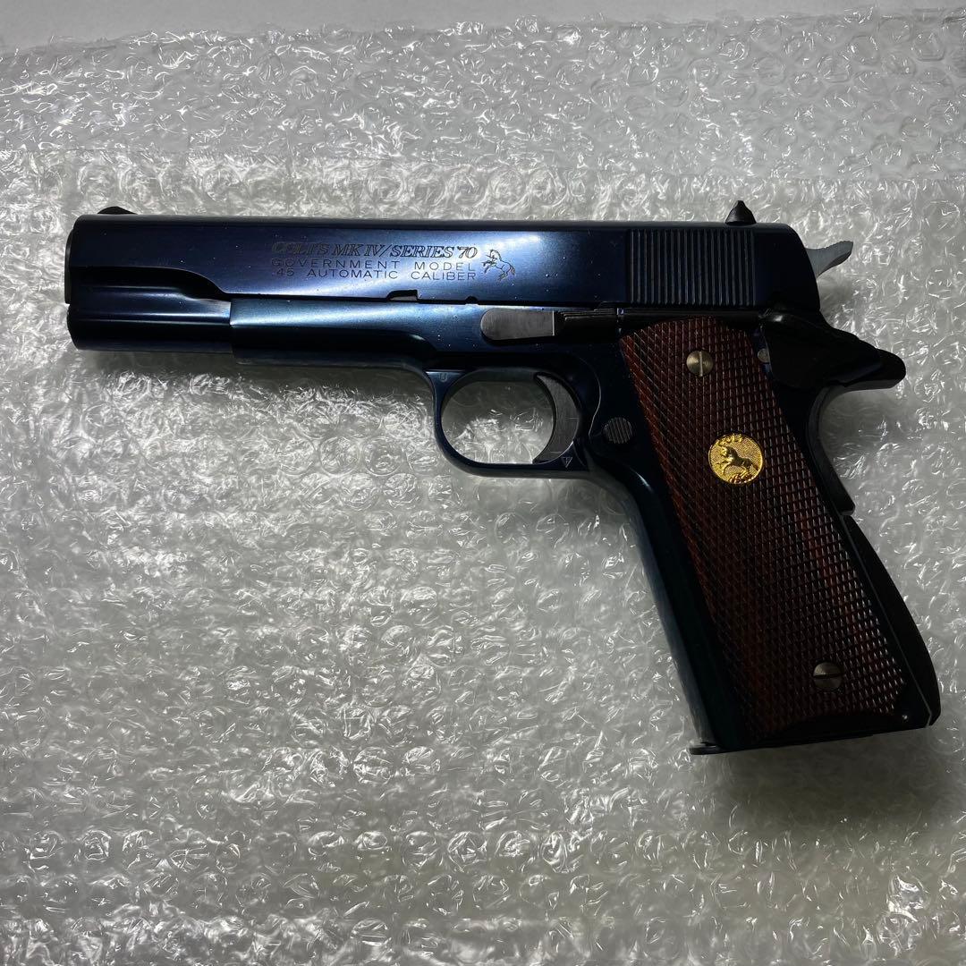 【美品・純正】WA ガバメント MkIV シリーズ70 ブルースチールver.