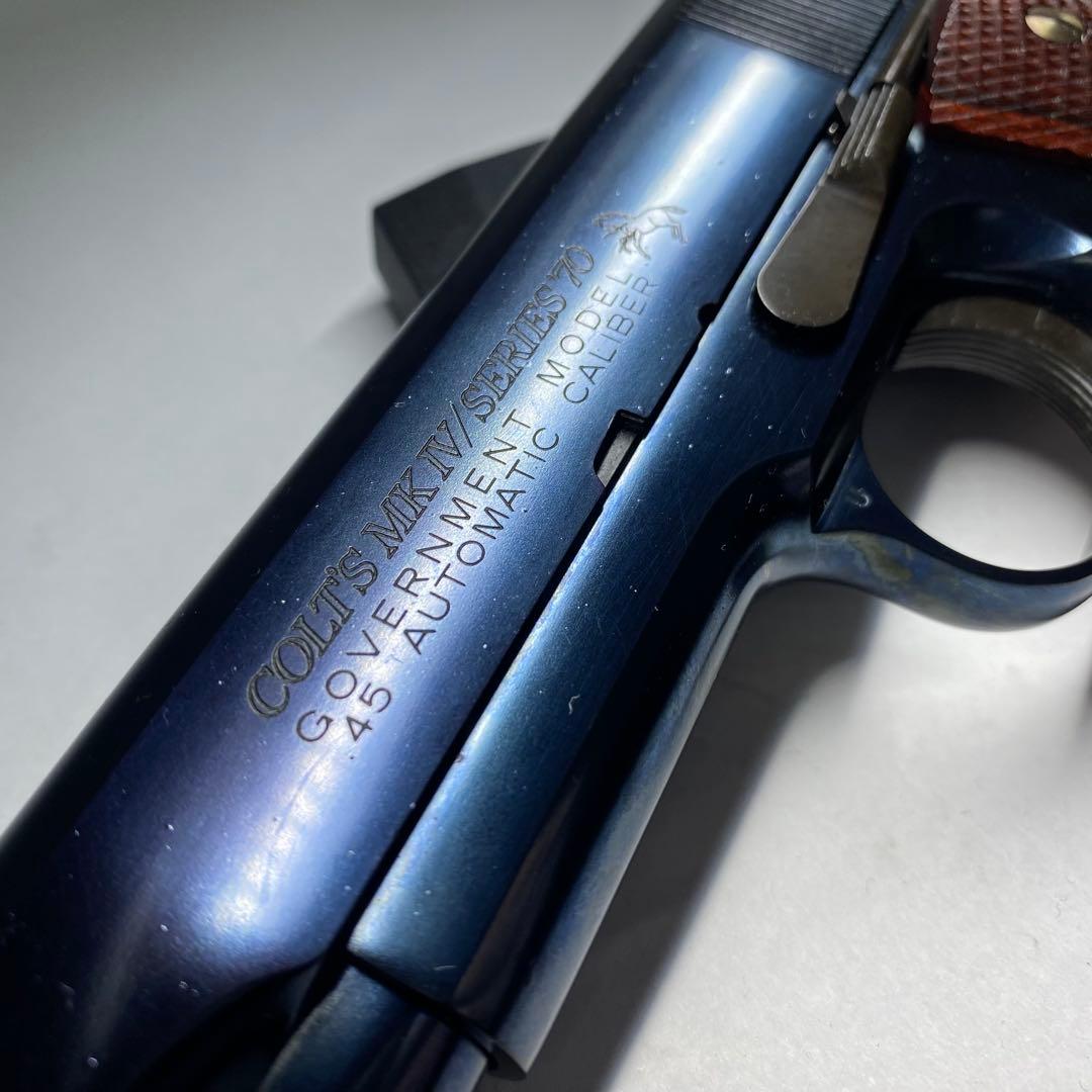 【美品・純正】WA ガバメント MkIV シリーズ70 ブルースチールver.