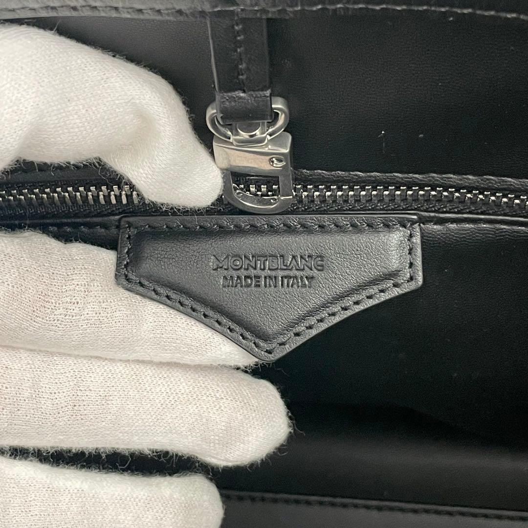 【極美品】モンブラン 2way ソフト スモール トートバッグ ブラック