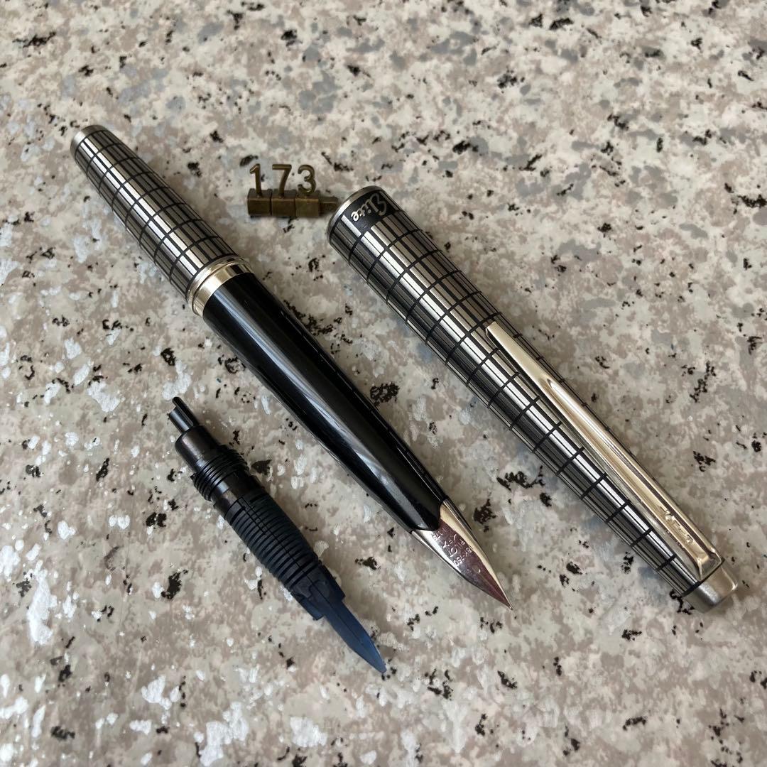 173 オーバーホール済み 万年筆 PILOT 全格子 Elite 18k - メルカリ