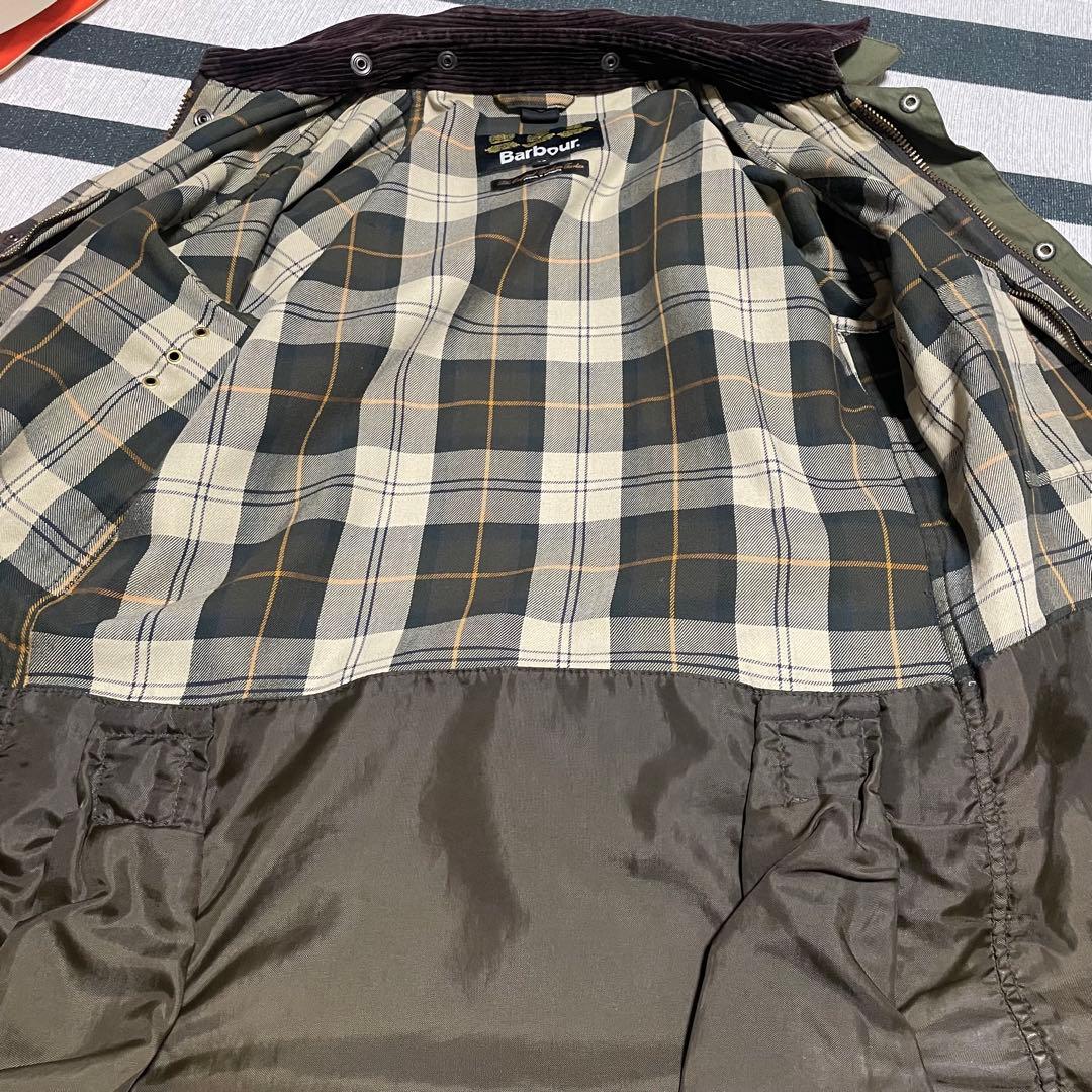 バブアー　ウォッシュドビデイル　SL セージ ビームス別注