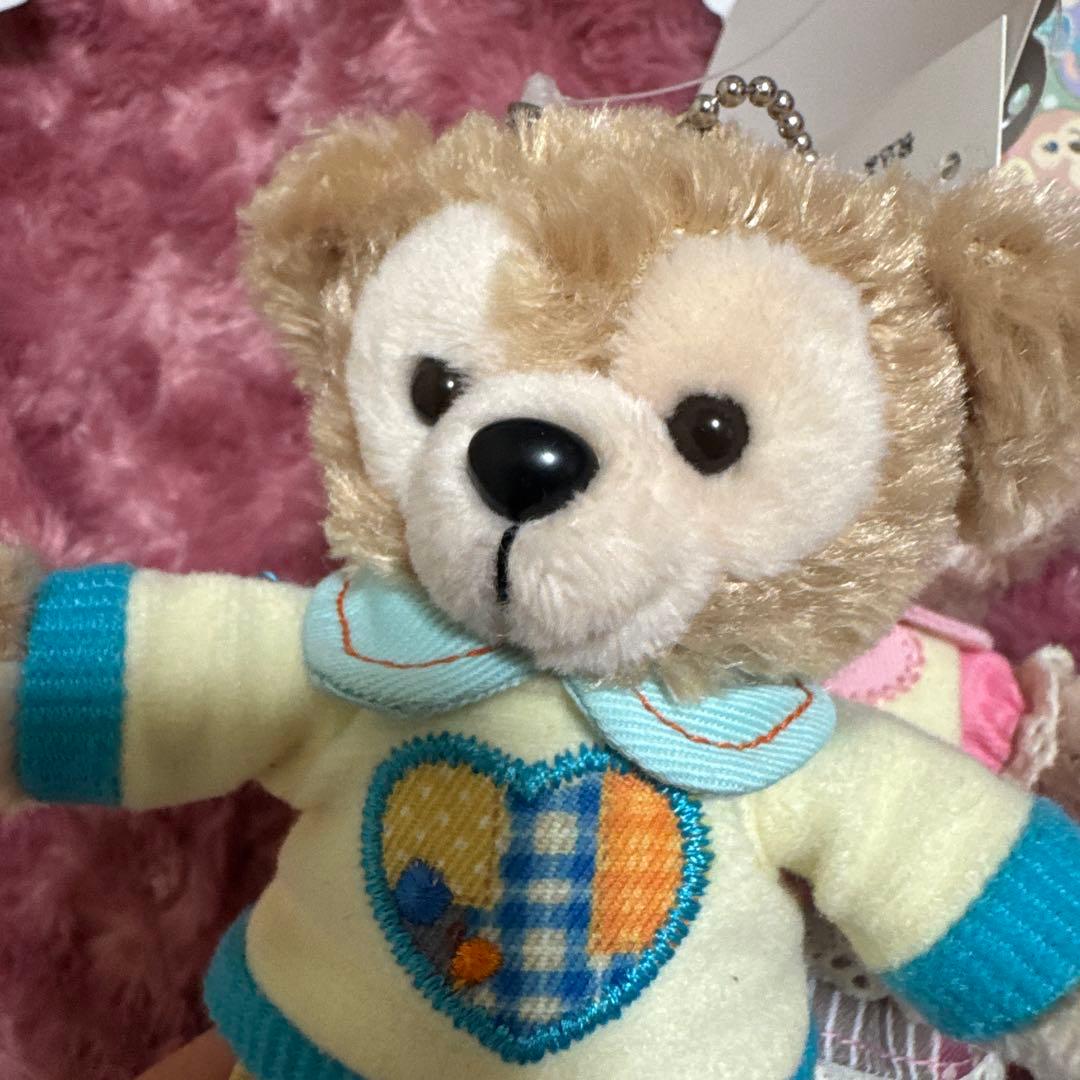 【新品未使用】ディズニーダッフィー ハートウォーミングデイズ ぬいぐるみバッジ