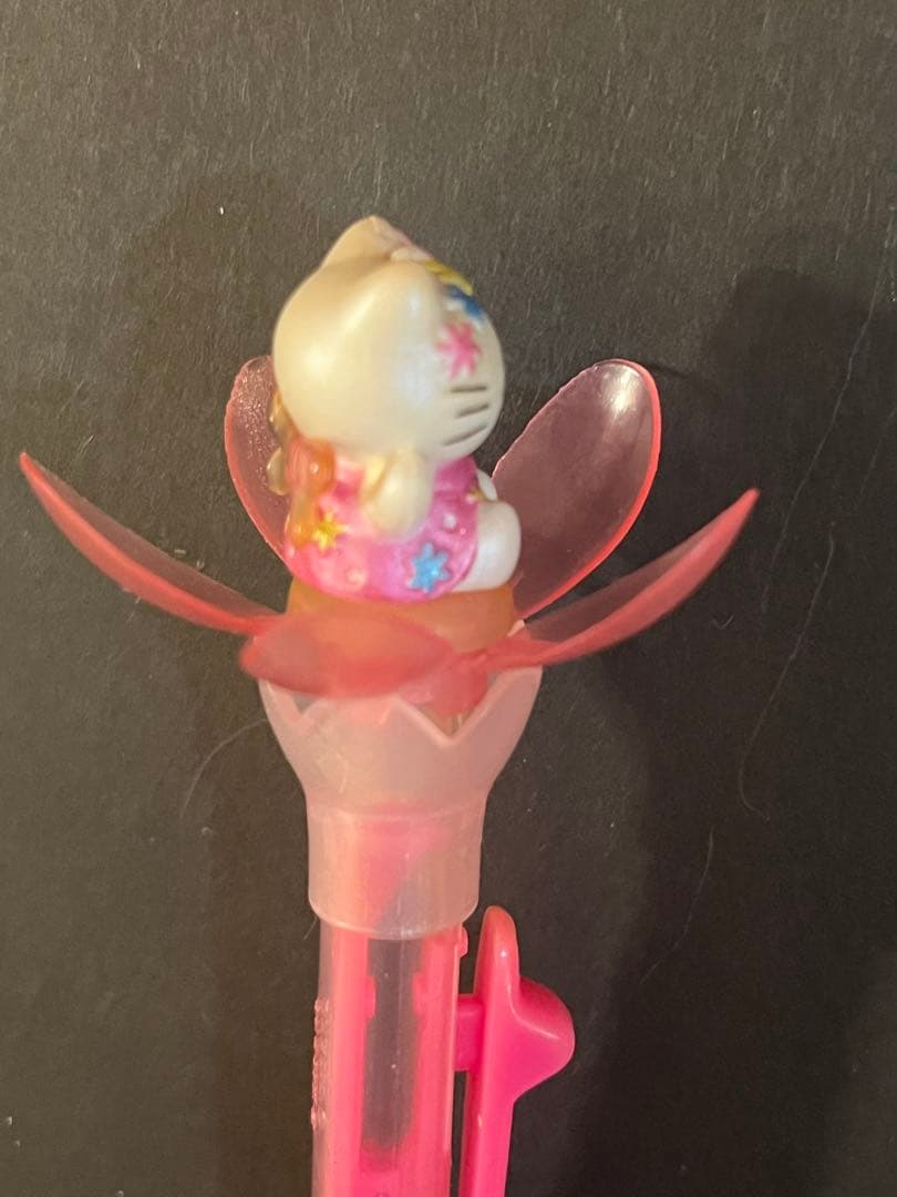 ハローキティ フェアリーキティシャーペンちょうちょ　花