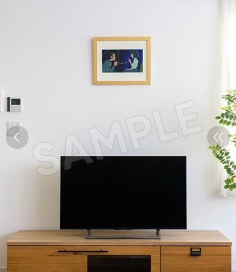 カリオストロの城　版画　万国旗