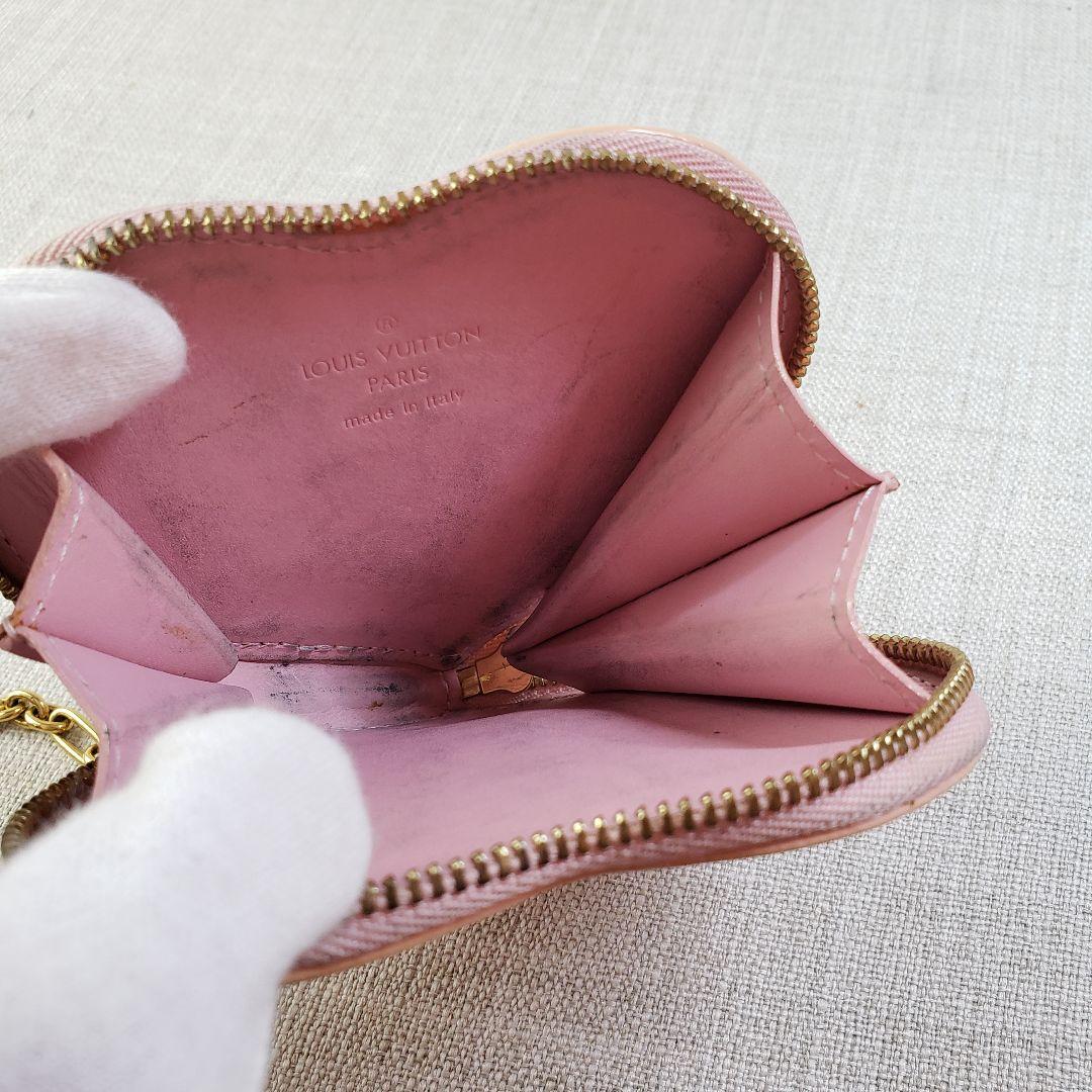 ルイヴィトン ヴェルニ ポルトモネクール 小銭入れ ケース ハート型