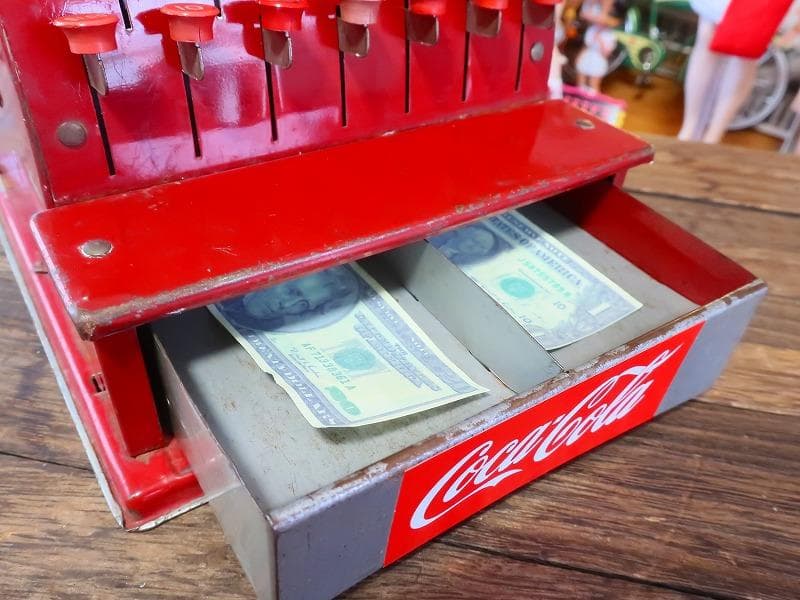 コカコーラ 本物 50s ビンテージ トイレジスター レトロ アンティーク