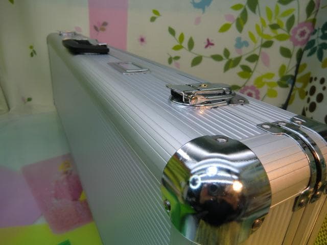 新品未使用(送料無料)11.980円沖縄三線専用肩紐付き一丁入アルミハードケース