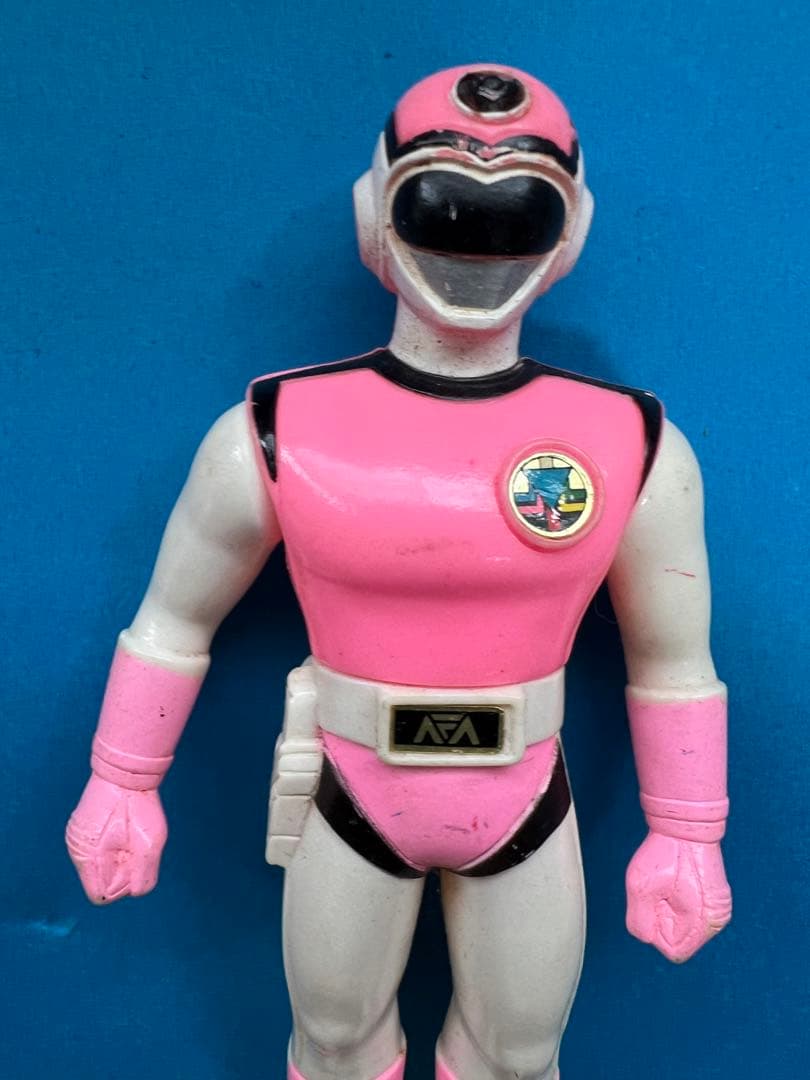 昭和レトロ超貴重超新星フラッシュマンソフビ5体セット