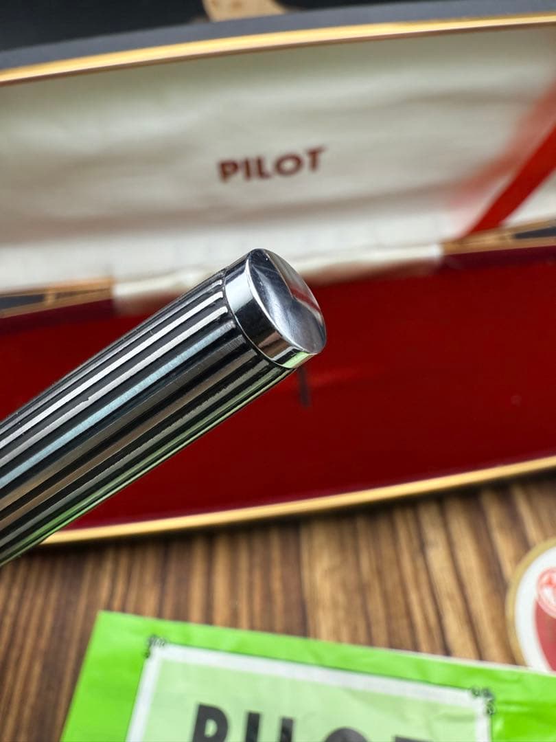 Pilot 万年筆 CUSTOM K-500SS 蝕刻ストライプ 18KWG F pilot ボールペン