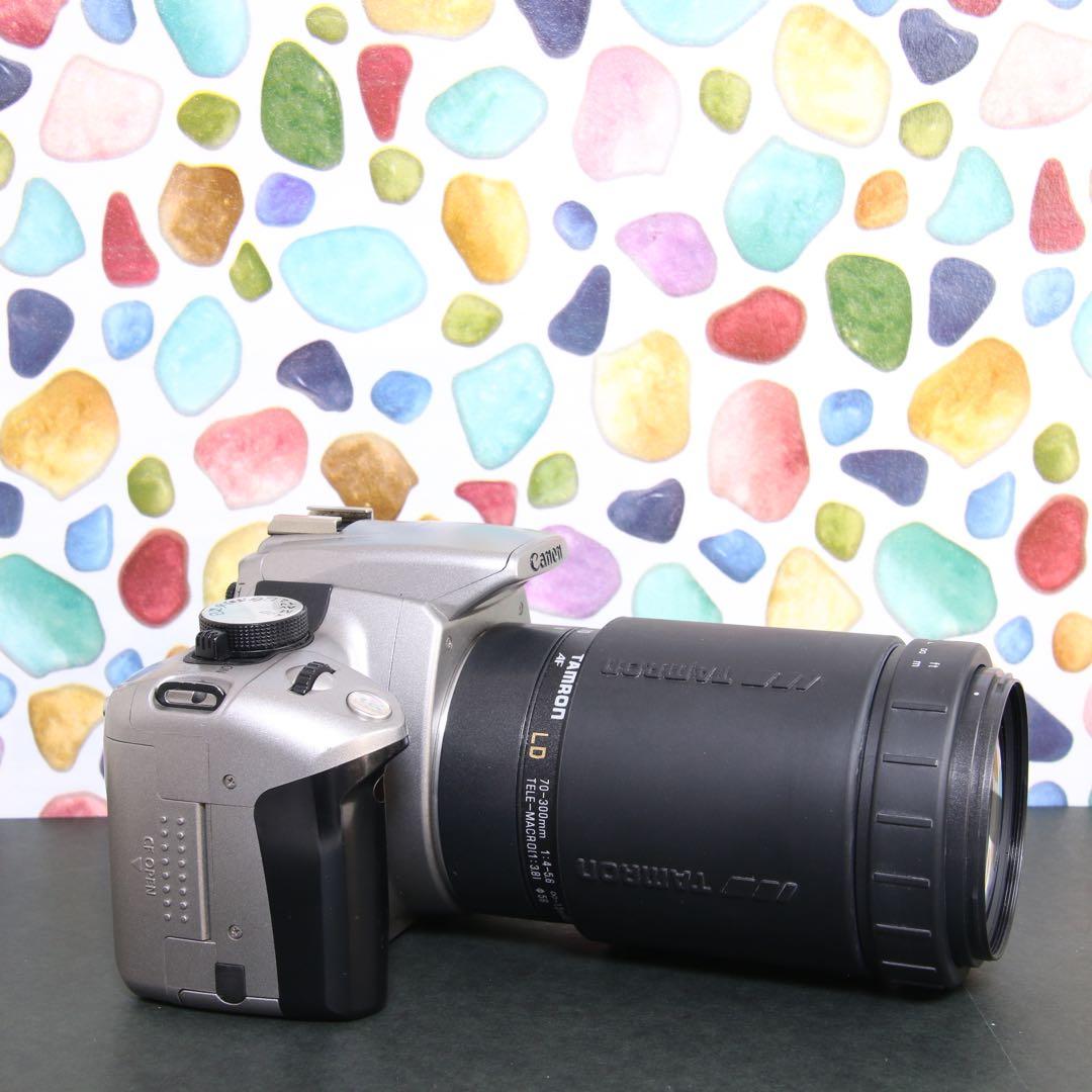♥︎◇Canon KISS N ◇おすすめ一眼レフ♪ ◇望遠レンズセット♪ CANON
