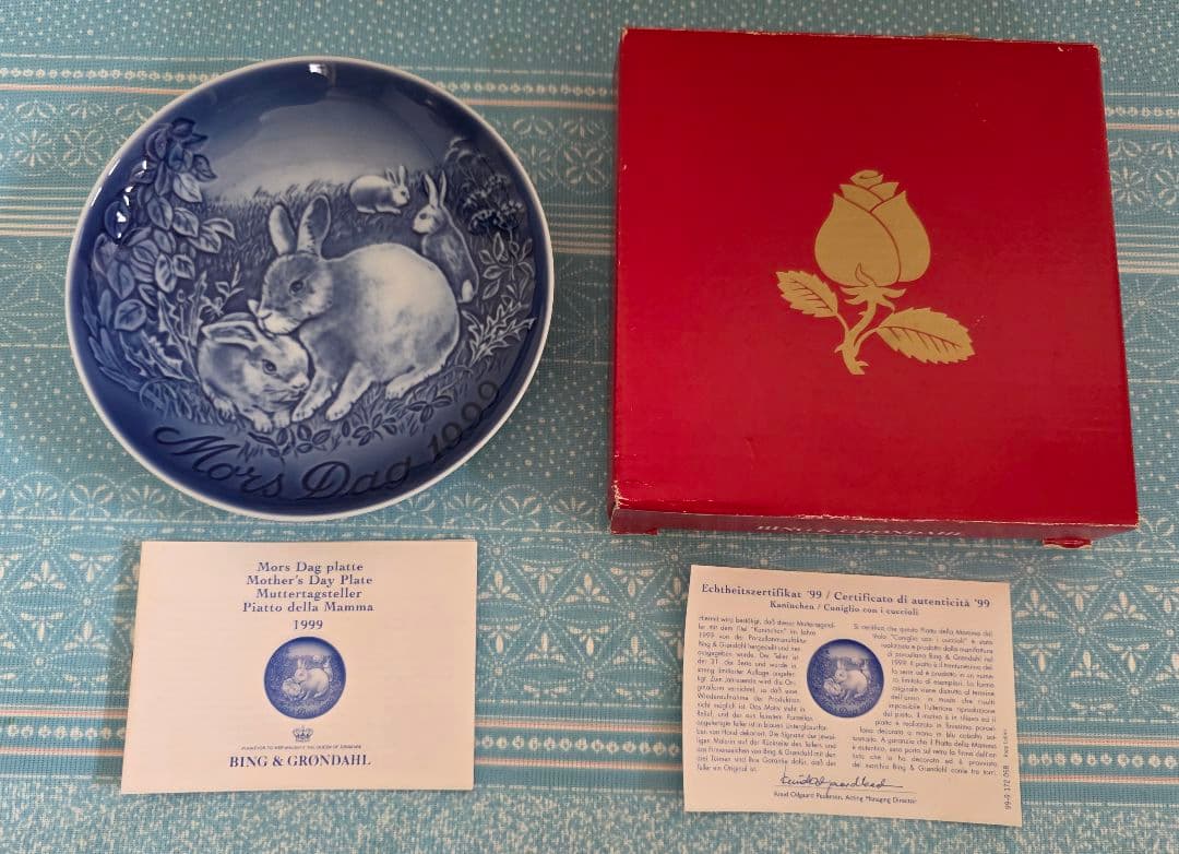 ロイヤルコペンハーゲン マザーズディ プレート 1998年 1999年 - メルカリ