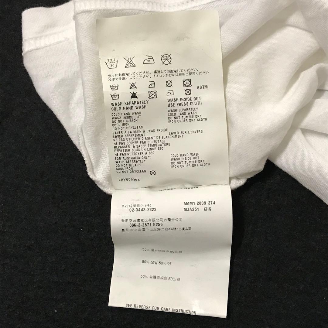 ◯未使用保管品　MIUMIU タンクトップ　グラフィック　プリント　白　/M7