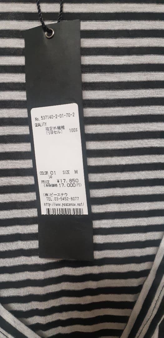 有村竜太朗GADGETGROWストライプカーディガンポストカード付き