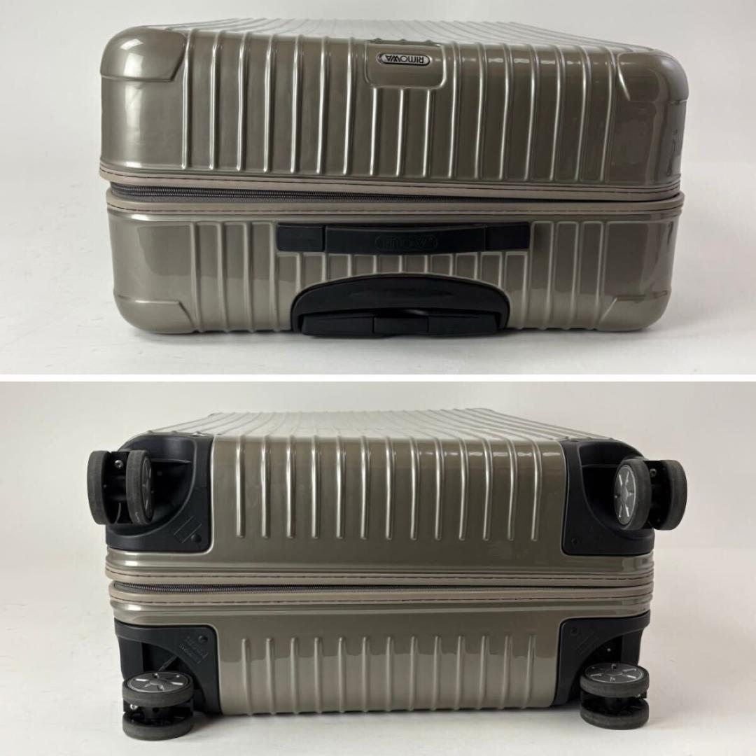 日本限定 極美品 リモワ サルサ ジャパン 104L 4輪 サンドゴールド