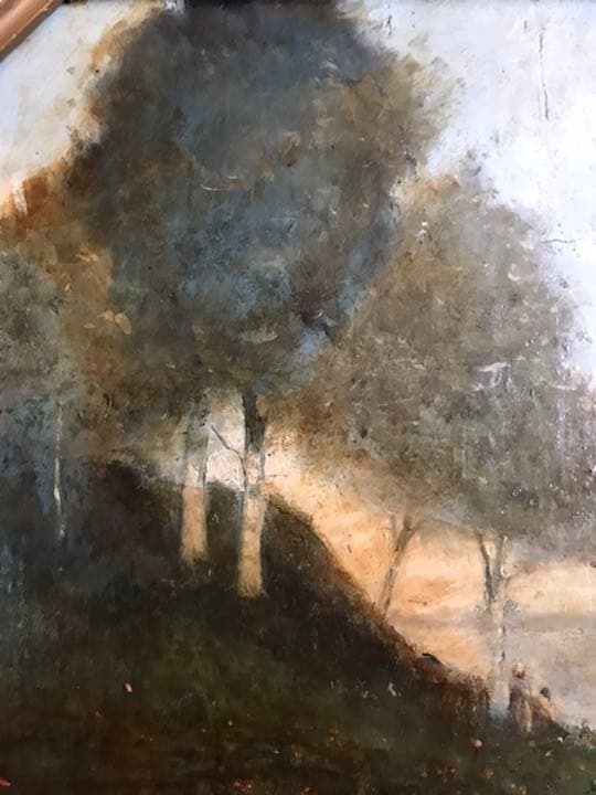 ポール=デジレ・トゥルイユベール油彩板画19世紀 ポール=デジレ