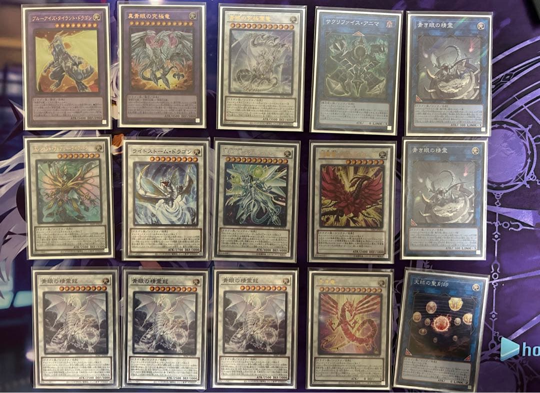 遊戯王　原石青眼　デッキ　霊王の粉砕