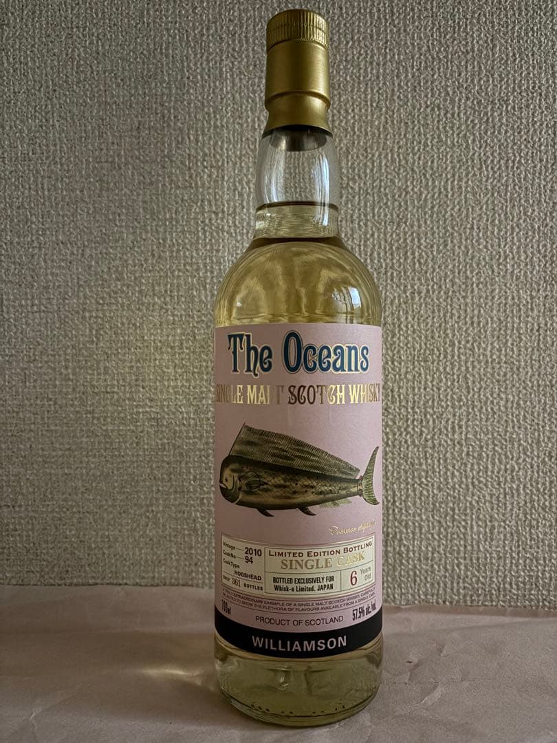 オーシャンズ　ウィリアムソン（ラフロイグ）　2010 ウィリアムソン 2010 6年 オーシャンズ / Vision - BAR運営