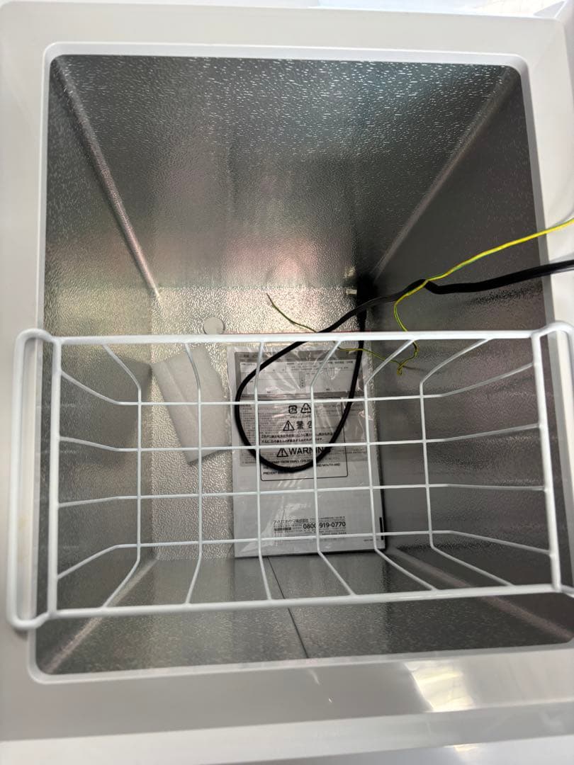 アイリスオーヤマ 冷凍庫 上開き 63L 直冷式 ICSD-6A-W2022年製