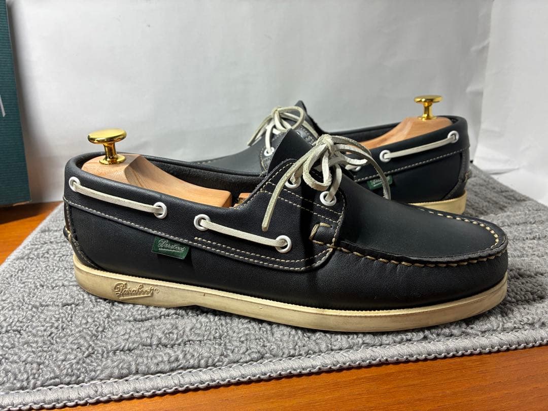 Paraboot バース ネイビー 6 1/2 6.5デッキシューズ