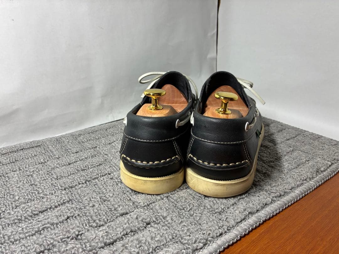 Paraboot バース ネイビー 6 1/2 6.5デッキシューズ