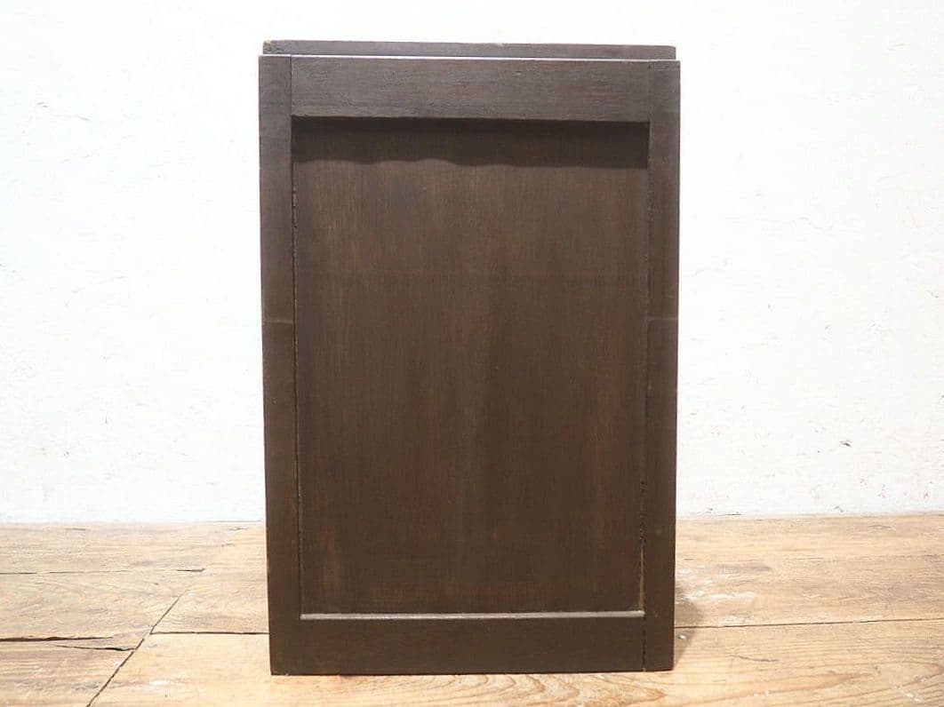 1317 ヴィンテージ レトロな小引き出し 収納棚 書類ケース 陳列台 古家具