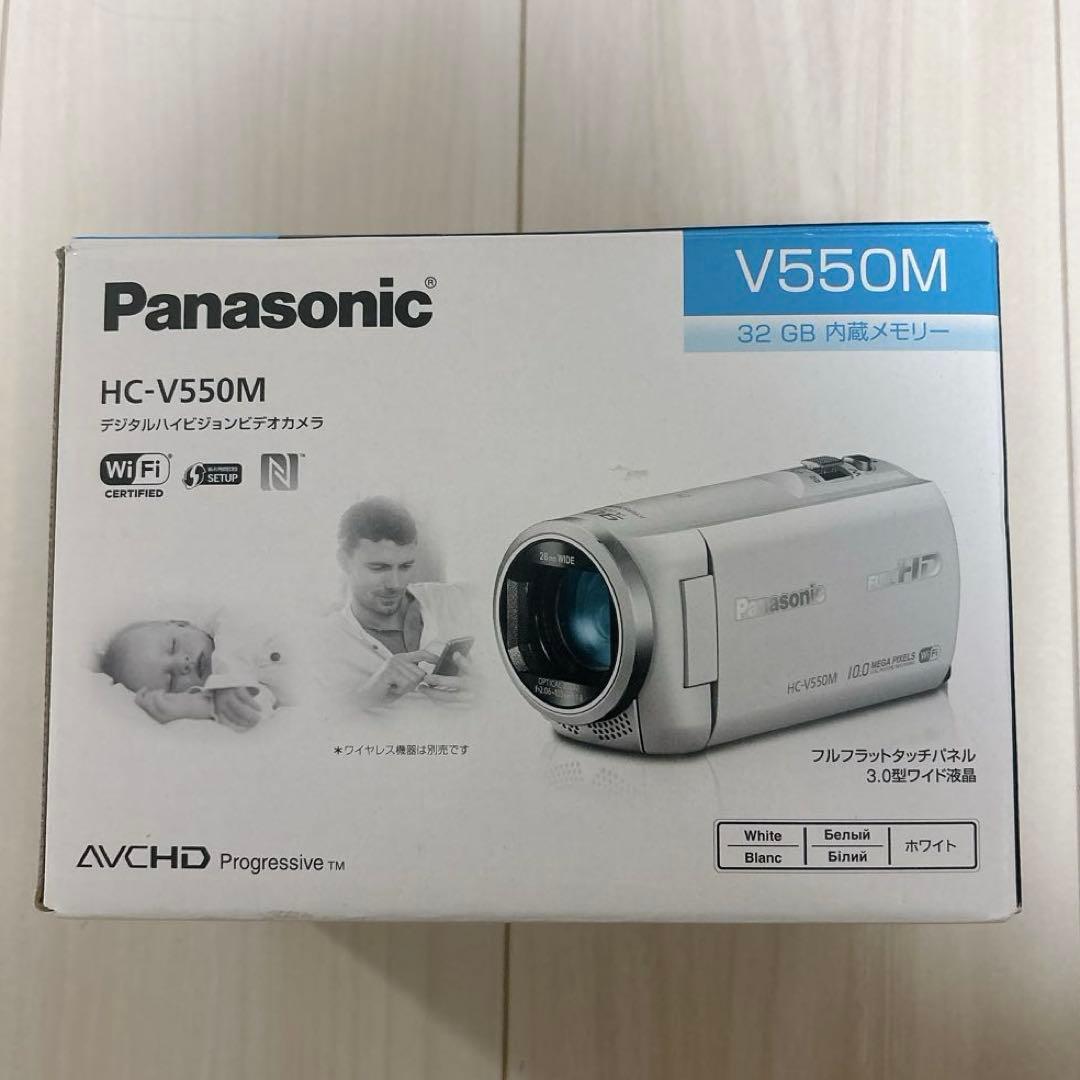 【美品】Panasonic HC-V550M ビデオカメラ キャリングケース付